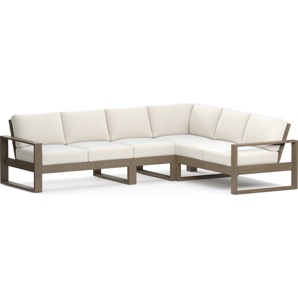 laguna outdoor living gray outdoor sectional   