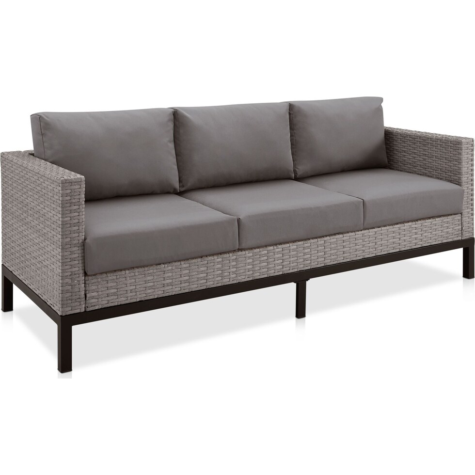 laguna gray outdoor sofa   