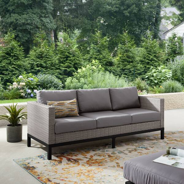 Laguna Outdoor Sofa Gray American Signature Furniture