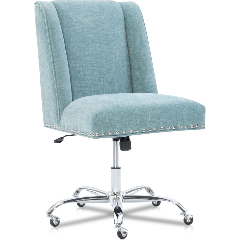 lainey blue office chair   