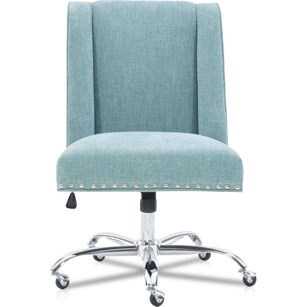 lainey blue office chair   