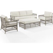 lakeline brown and cream  pc outdoor living   