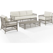 lakeline brown and cream  pc outdoor living   