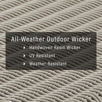 lakeline brown and cream  pc outdoor living   