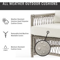 lakeline brown and cream  pc outdoor living   