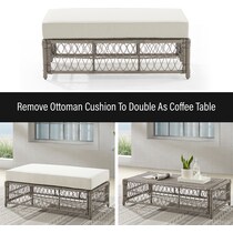 lakeline brown and cream  pc outdoor living   