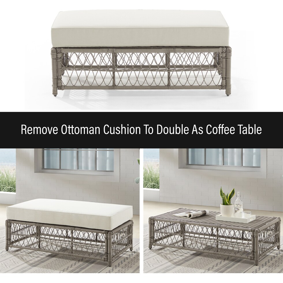 lakeline brown and cream  pc outdoor living   