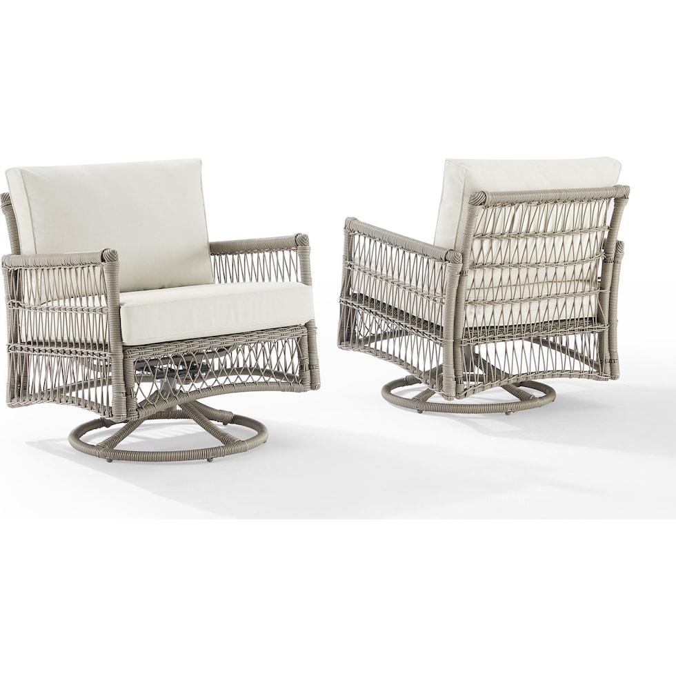 lakeline brown and cream outdoor chair   