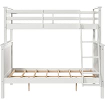 lakelyn white twin over full bunk bed   
