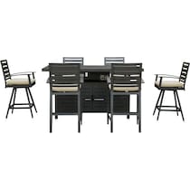 lakeway gray outdoor dinette   