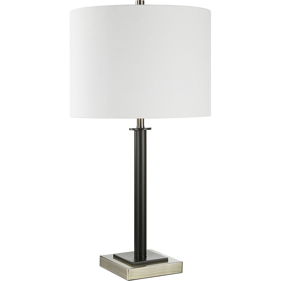 lalani black table lamp   