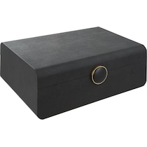 lalique black decorative box   