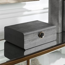 lalique black decorative box   
