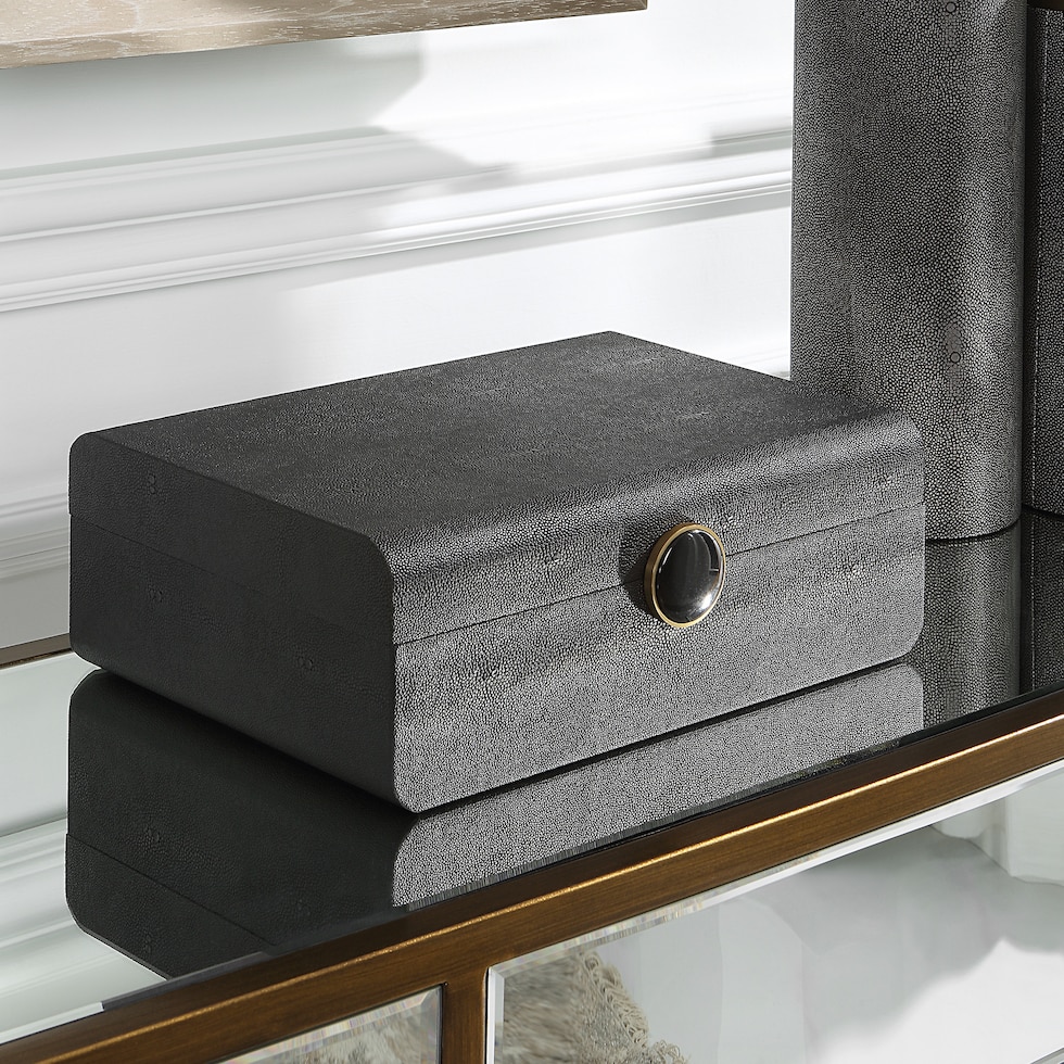 lalique black decorative box   