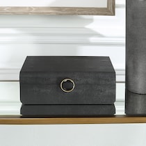 lalique black decorative box   