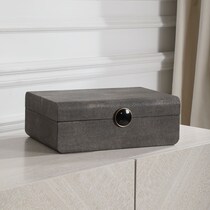 lalique gray decorative box   