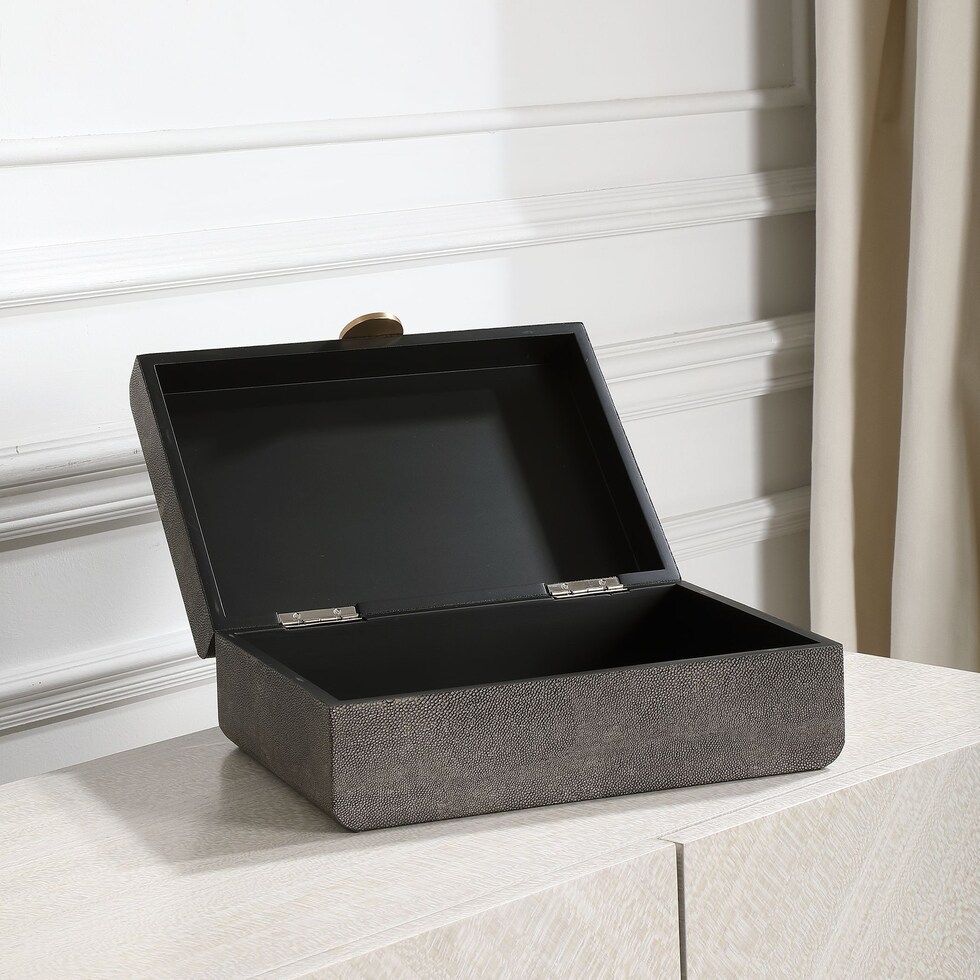 lalique gray decorative box   