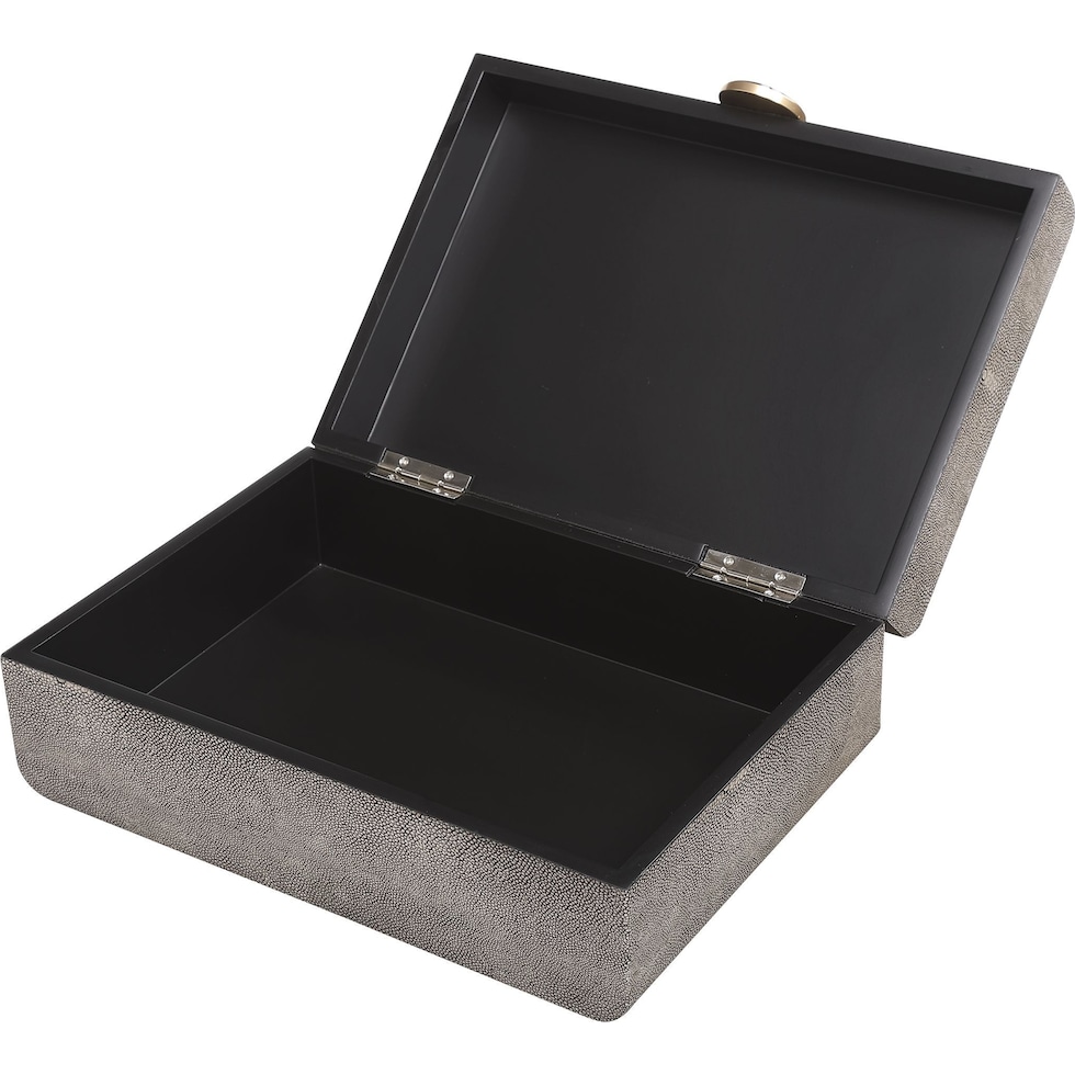 lalique gray decorative box   