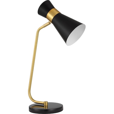 Xiomara Desk Lamp - Gold/Black