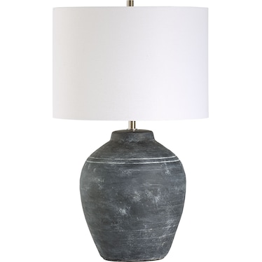 Zayn Table Lamp - Weathered Black