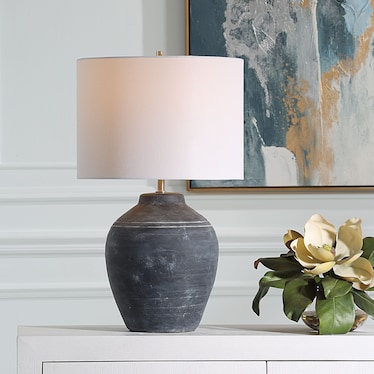 Zayn Table Lamp - Weathered Black