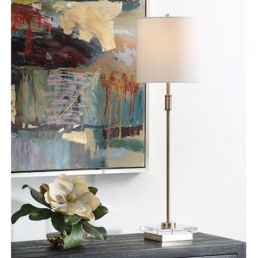 Mccoy Buffet Lamp - Antique Brass