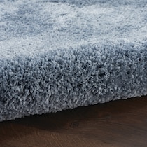 lana shag blue area rug  x    