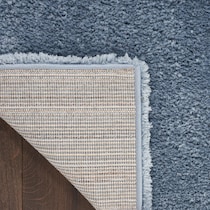 lana shag blue area rug  x    