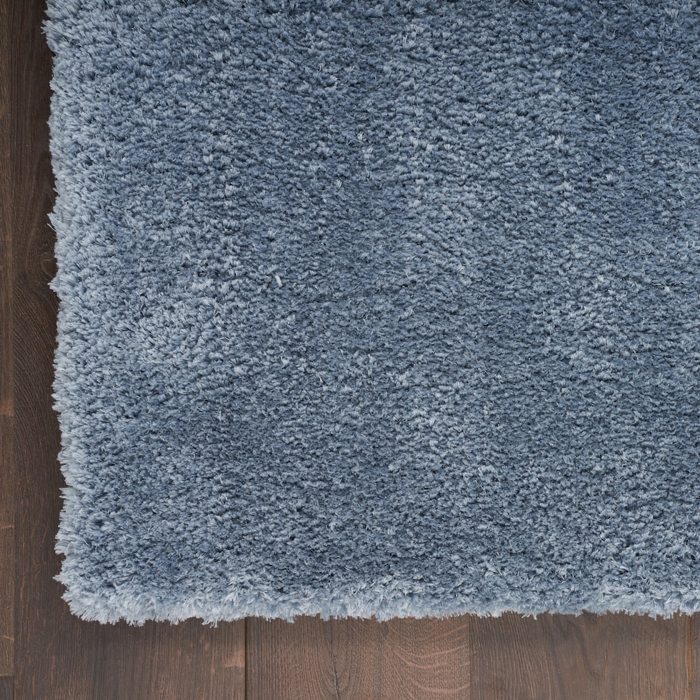 lana shag blue area rug  x    