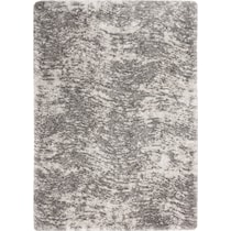 lana shag gray area rug  x    