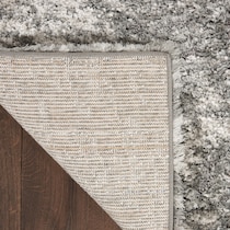 lana shag gray area rug  x    