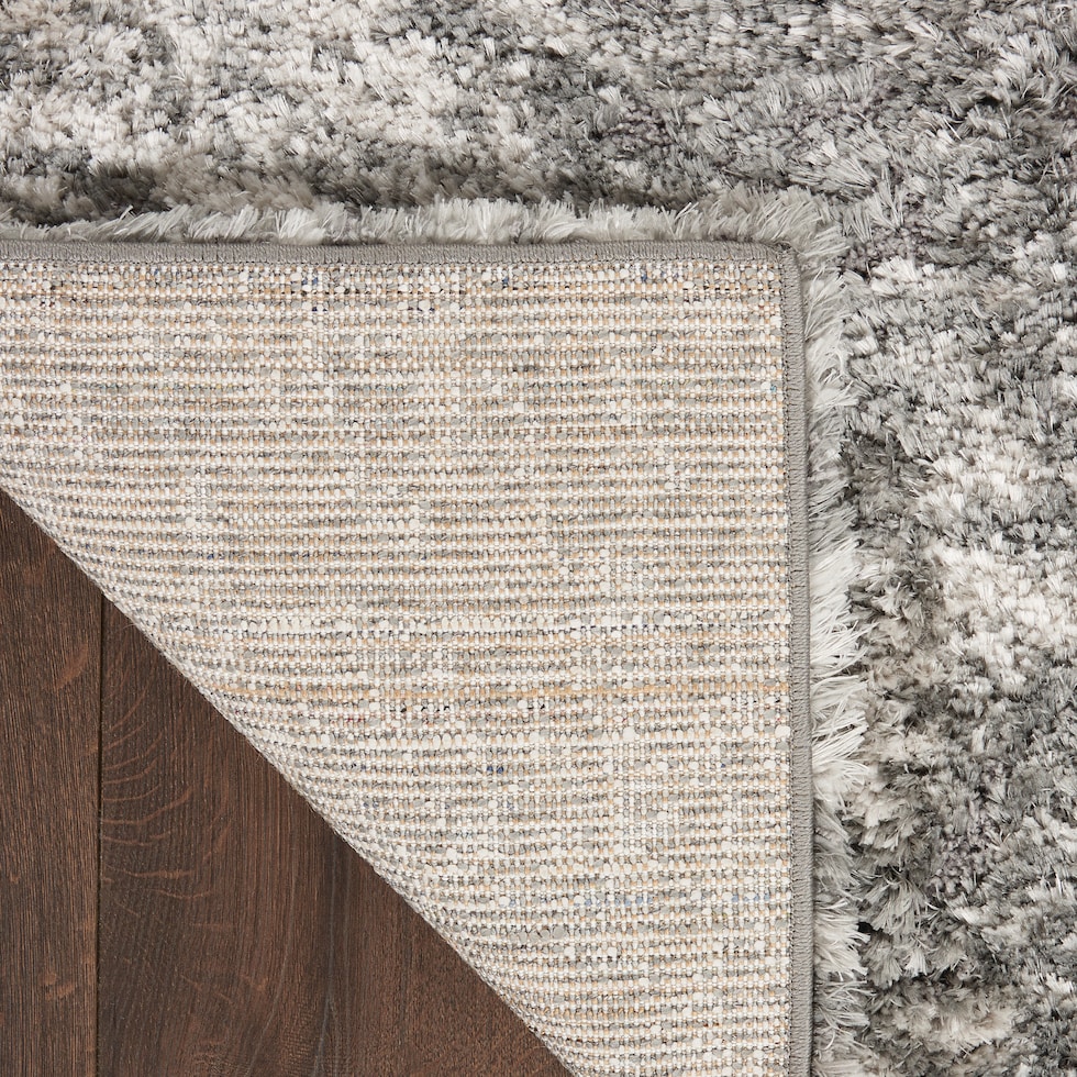 lana shag gray area rug  x    
