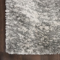 lana shag gray area rug  x    