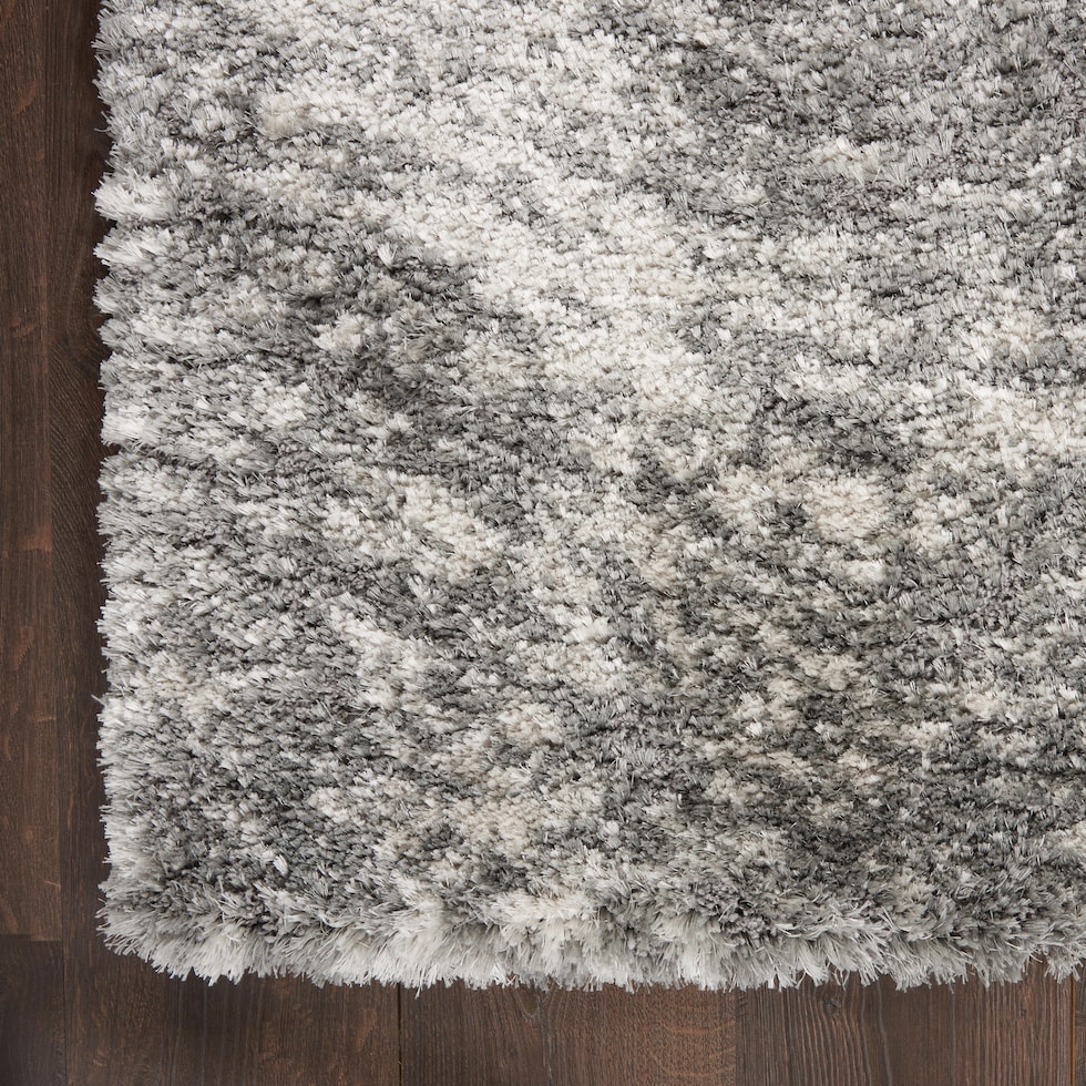 lana shag gray area rug  x    