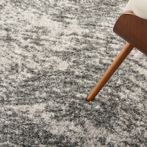 lana shag gray area rug  x    
