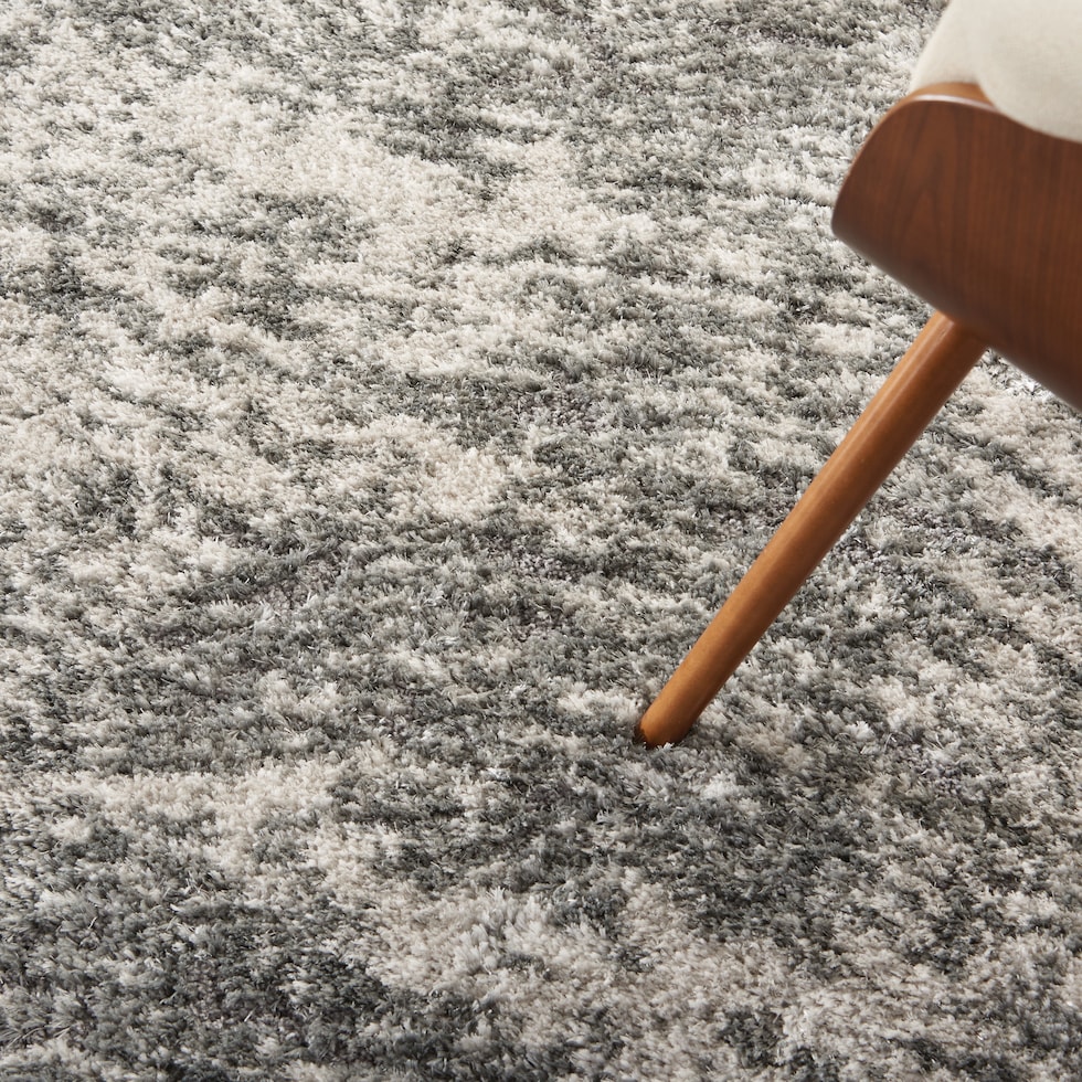 lana shag gray area rug  x    