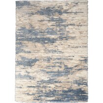 lana shag organic blue gray area rug  x    
