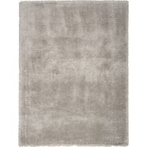 lana shag silver area rug  x    