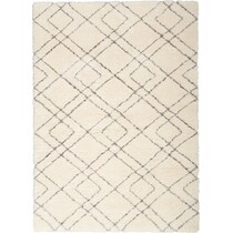 lana shag white area rug  x    