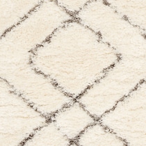 lana shag white area rug  x    