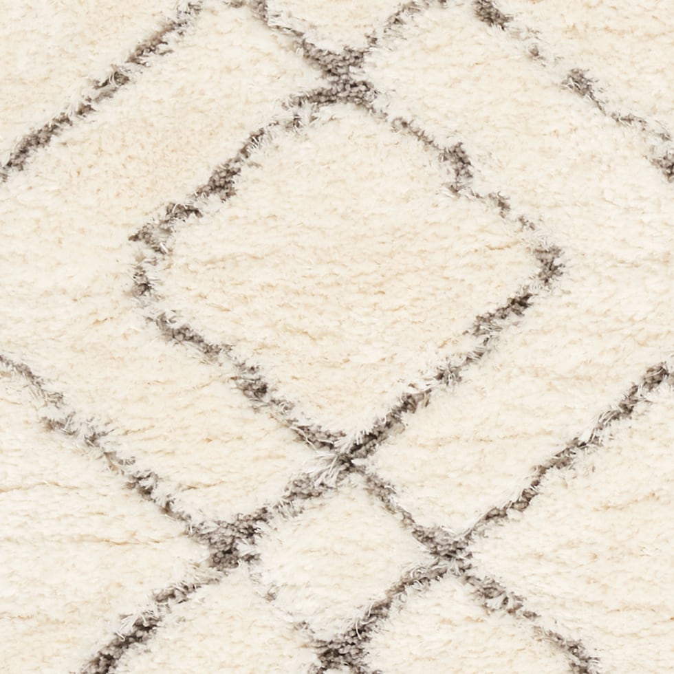 lana shag white area rug  x    
