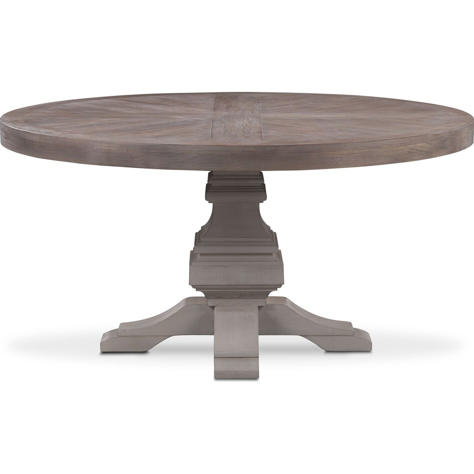 lancaster round dining light brown round dining table   