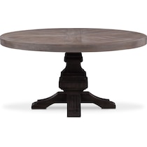 lancaster round dining parchment truffle round dining table   