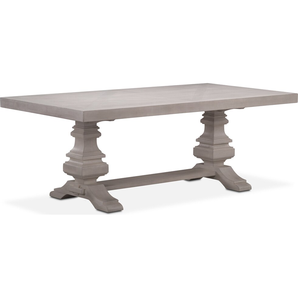 lancaster urn dining gray dining table   