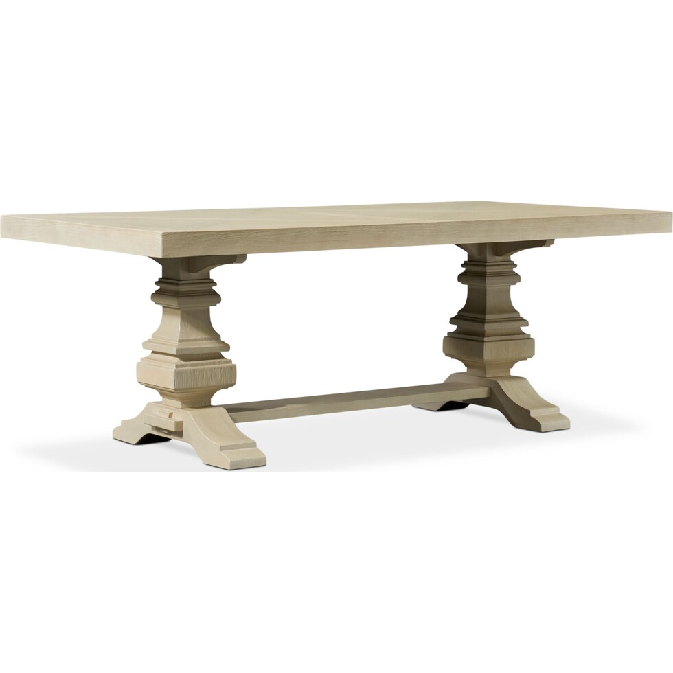 lancaster gray dining table   