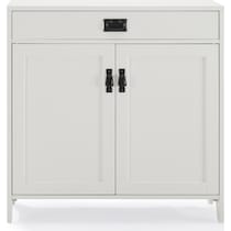 landon white accent cabinet   