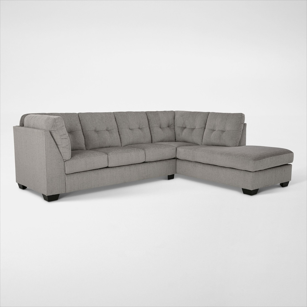 lanelly gray sectional   