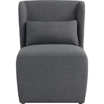 langford gray accent chair   