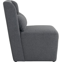 langford gray accent chair   