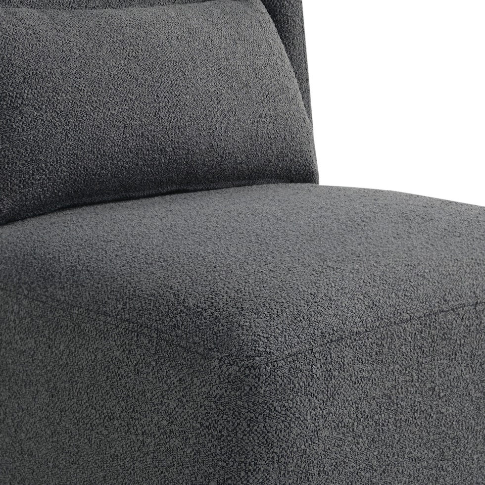 langford gray accent chair   